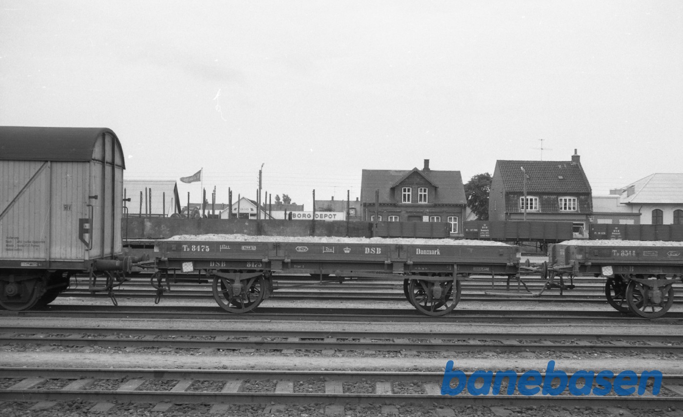Holsterbro station med godsvogn Td 8475 Holsterbro station med godsvogn Td 8475