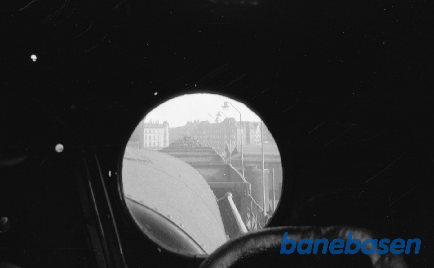 Østre gasværk.udsyn fra lokomotivets førerhus Østre gasværk.udsyn fra lokomotivets førerhus