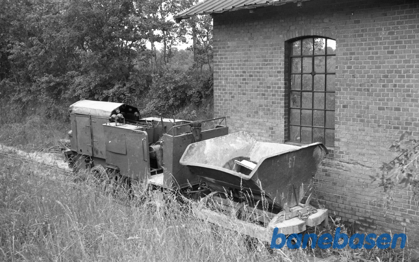 Billedet er fra Allerød Teglværk, remisen ved underførsel under Nordbanen Billedet er fra Allerød Teglværk, remisen ved underførsel under Nordbanen
