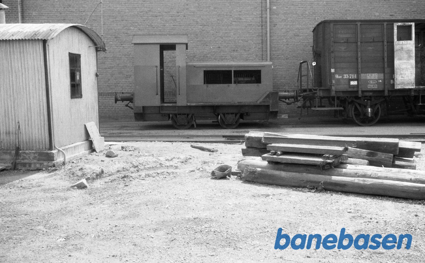 Sukkerfabrikken med rangerlokomotiv Sukkerfabrikken med rangerlokomotiv