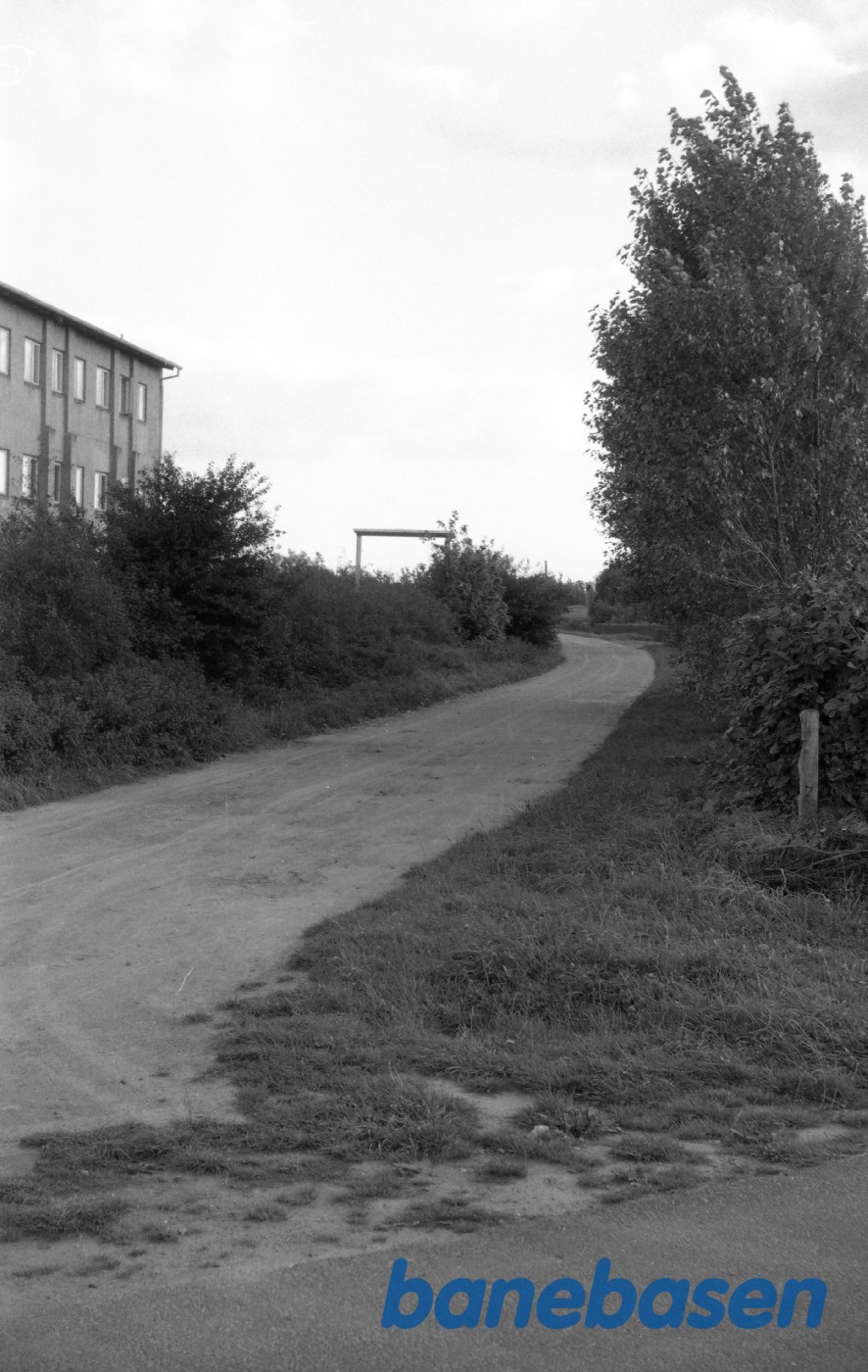 Banetrace, udkørslen fra Tømmerup mod Dragør Banetrace, udkørslen fra Tømmerup mod Dragør