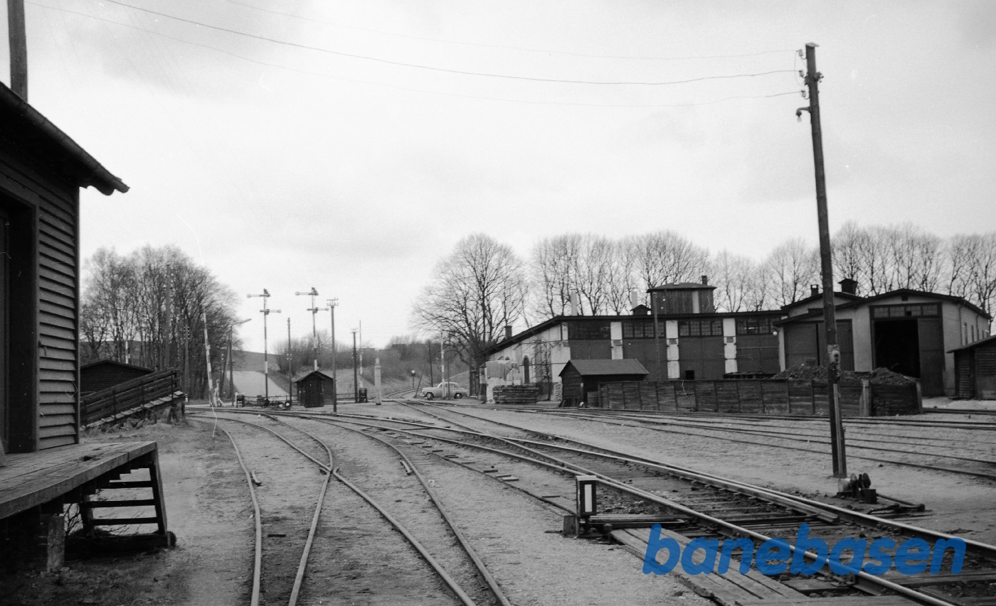 Præstø station.Remisen . Præstø station.Remisen .