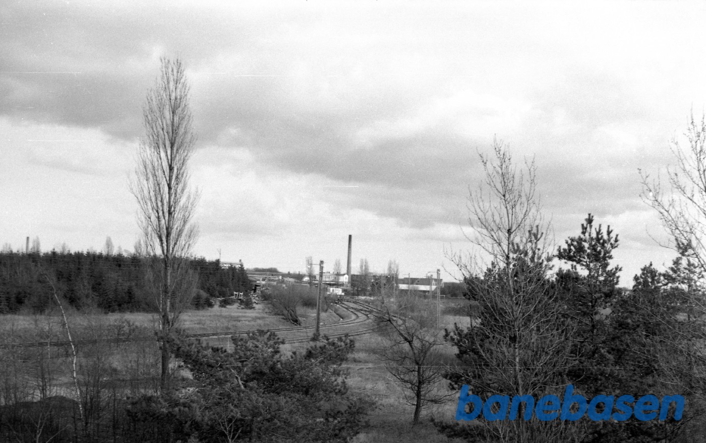 Udsigt mod papirfabrikken Udsigt mod papirfabrikken