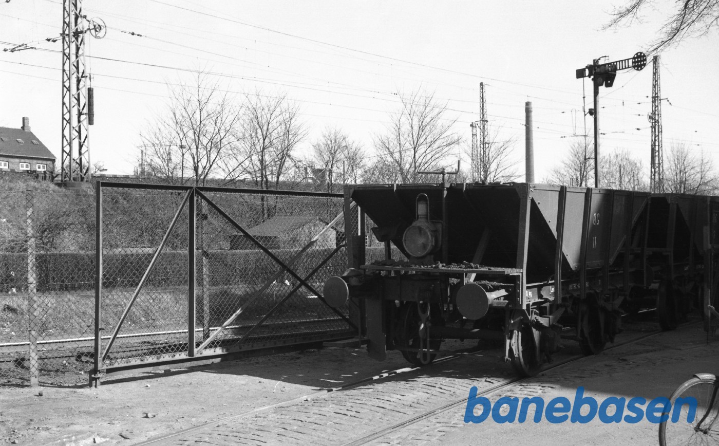 Østre gasværk. Fronten af en kulvogn Østre gasværk. Fronten af en kulvogn