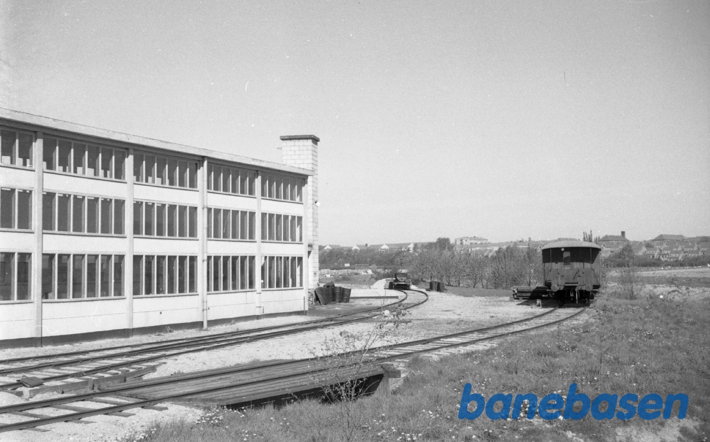 Drejeskiven ved værkstedet på Firskovvej Drejeskiven ved værkstedet på Firskovvej