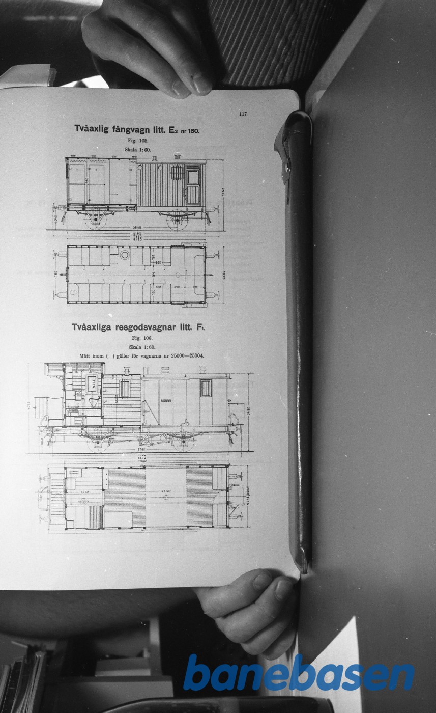 Tegning.Svenske Jernbanevogne Tegning.Svenske Jernbanevogne