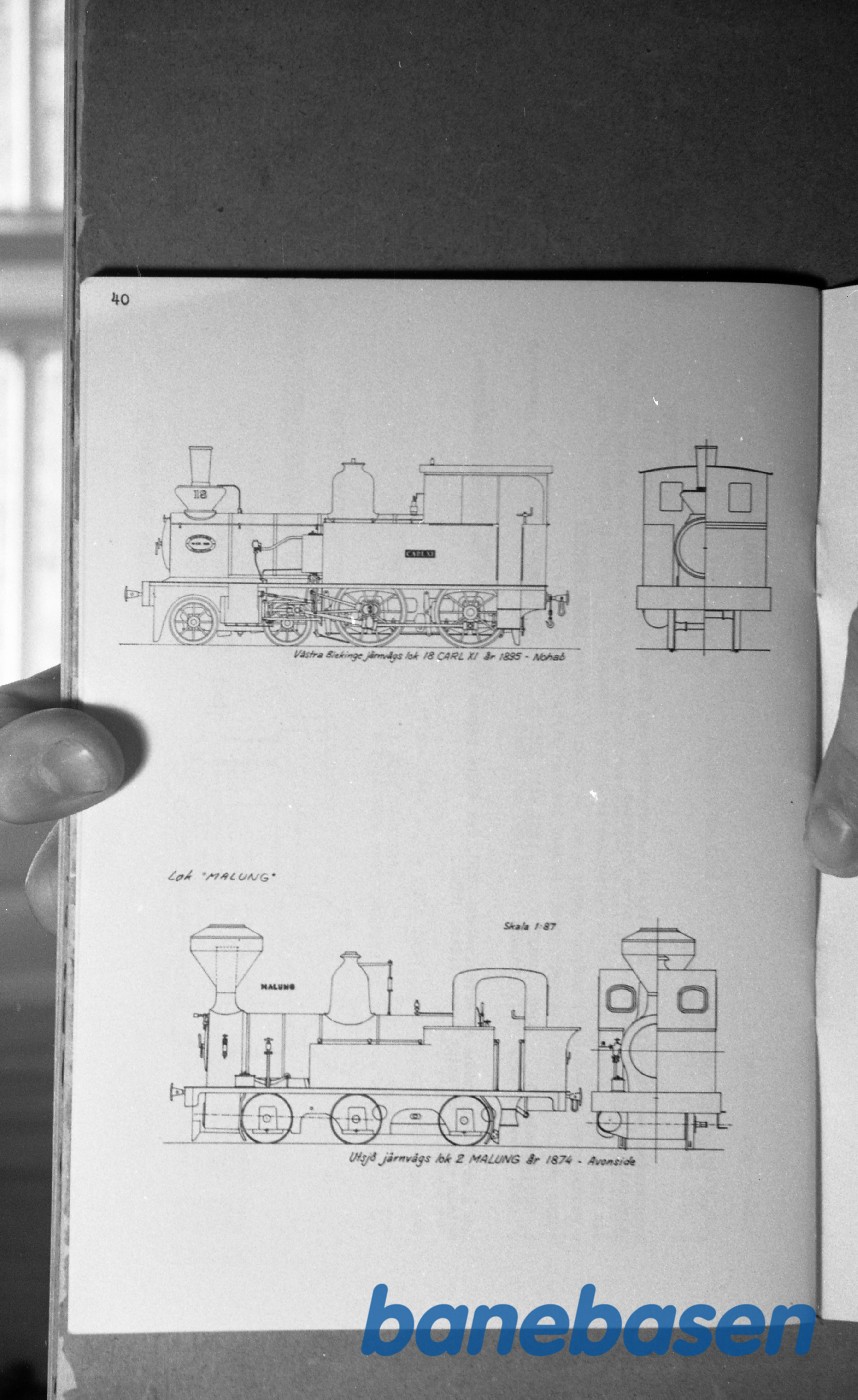 Tegning.Svenske Jernbanevogne Tegning.Svenske Jernbanevogne