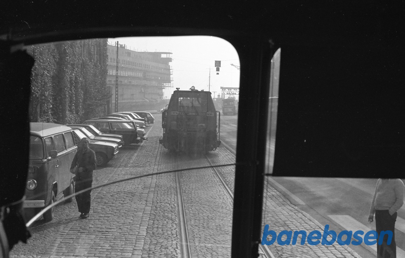 Helsingør Havn set fra skinnebus Helsingør Havn set fra skinnebus