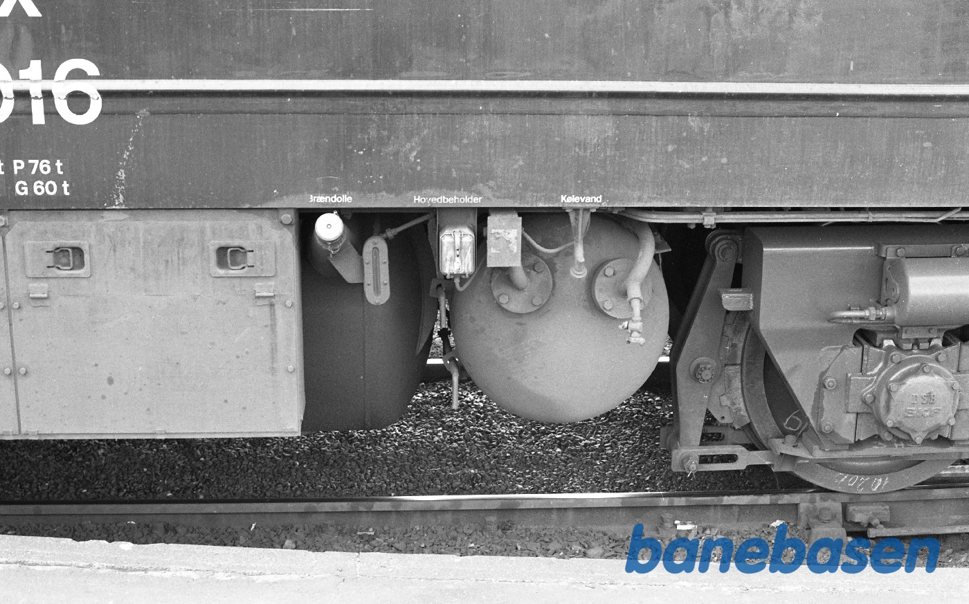 Helsingør. Undervogn til MX 1016 Helsingør. Undervogn til MX 1016