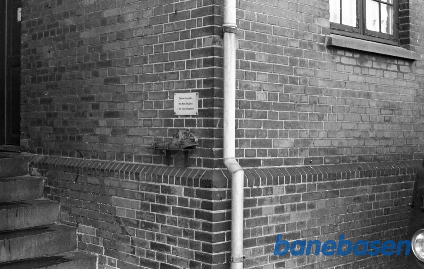 Helsingør. Hemsko på stationsvæggen Helsingør. Hemsko på stationsvæggen