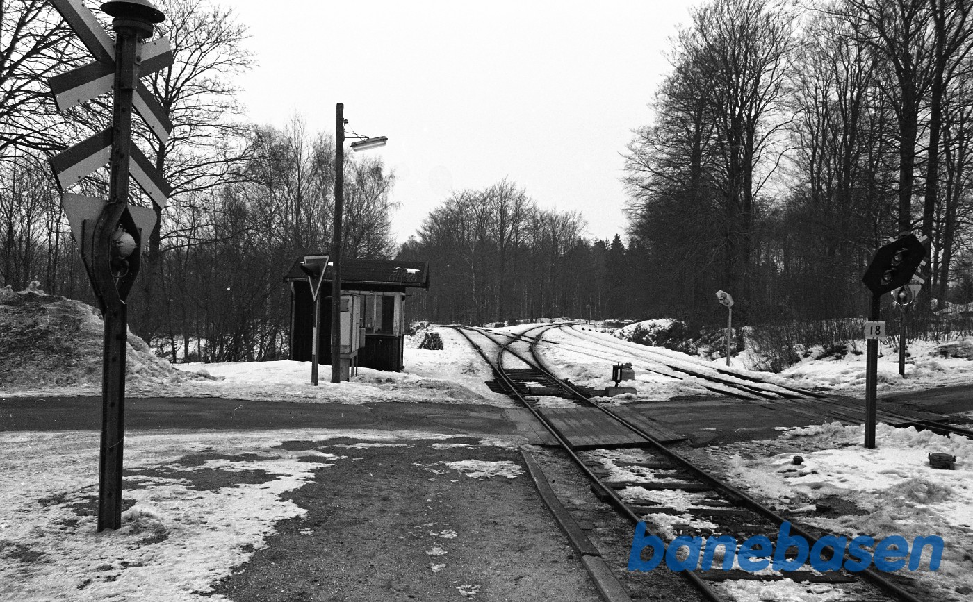 Kagerup station. Signalhuset Kagerup station. Signalhuset