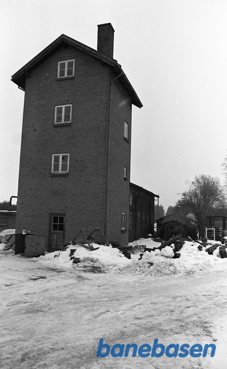 Kagerup station. Vandtårnet Kagerup station. Vandtårnet