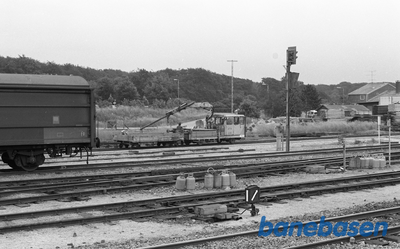 Hillerød station. Spor i sydenden Hillerød station. Spor i sydenden