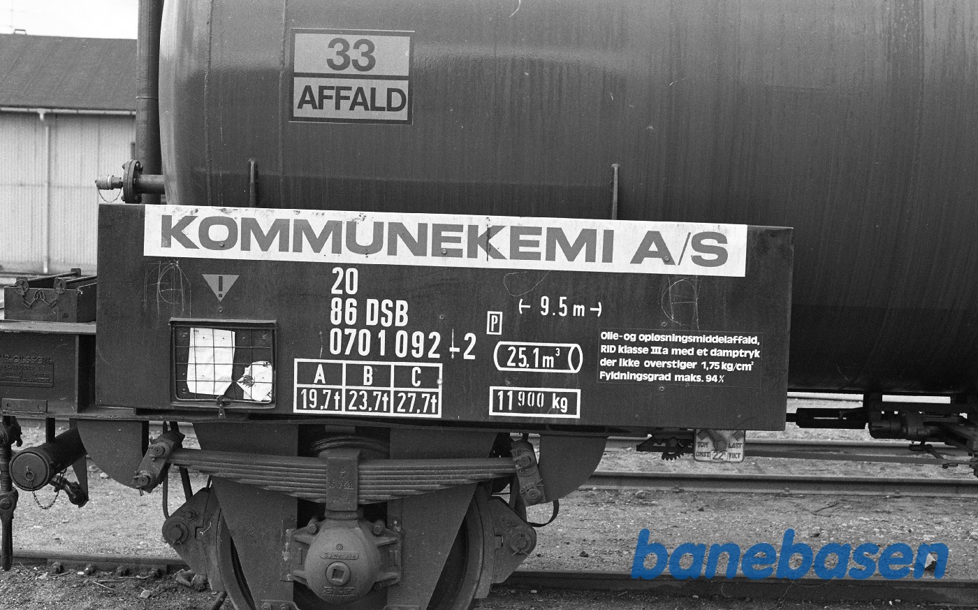 Tankvogn fra kommunekemi.Detalje Tankvogn fra kommunekemi.Detalje