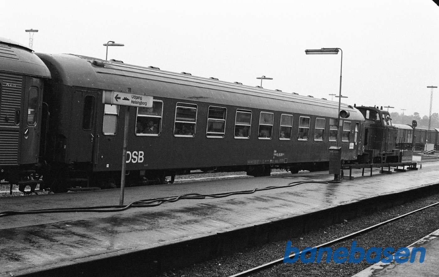 Helsingør station med DSB B 309 Helsingør station med DSB B 309