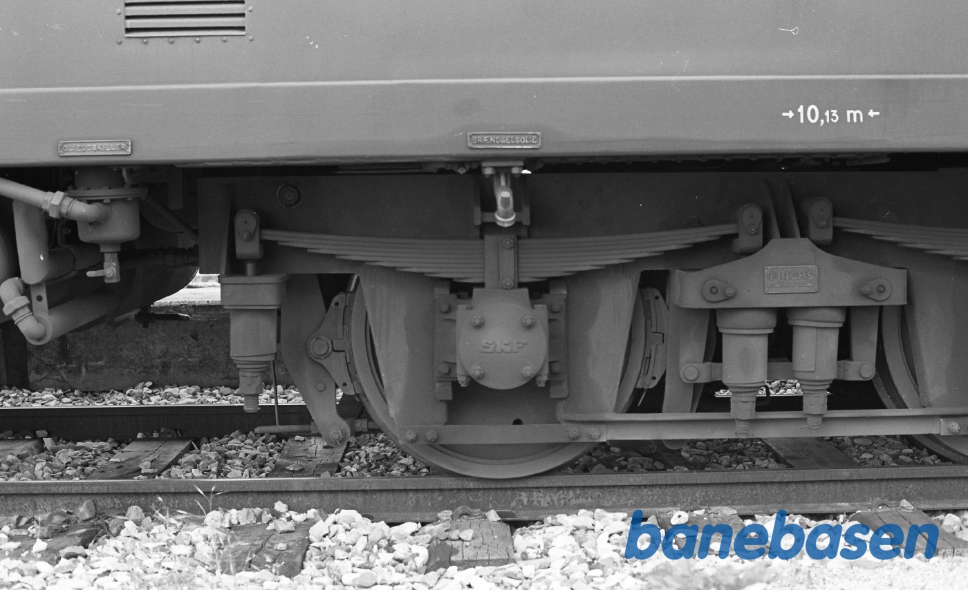 Græsted station. Detalje : Bogie Græsted station. Detalje : Bogie