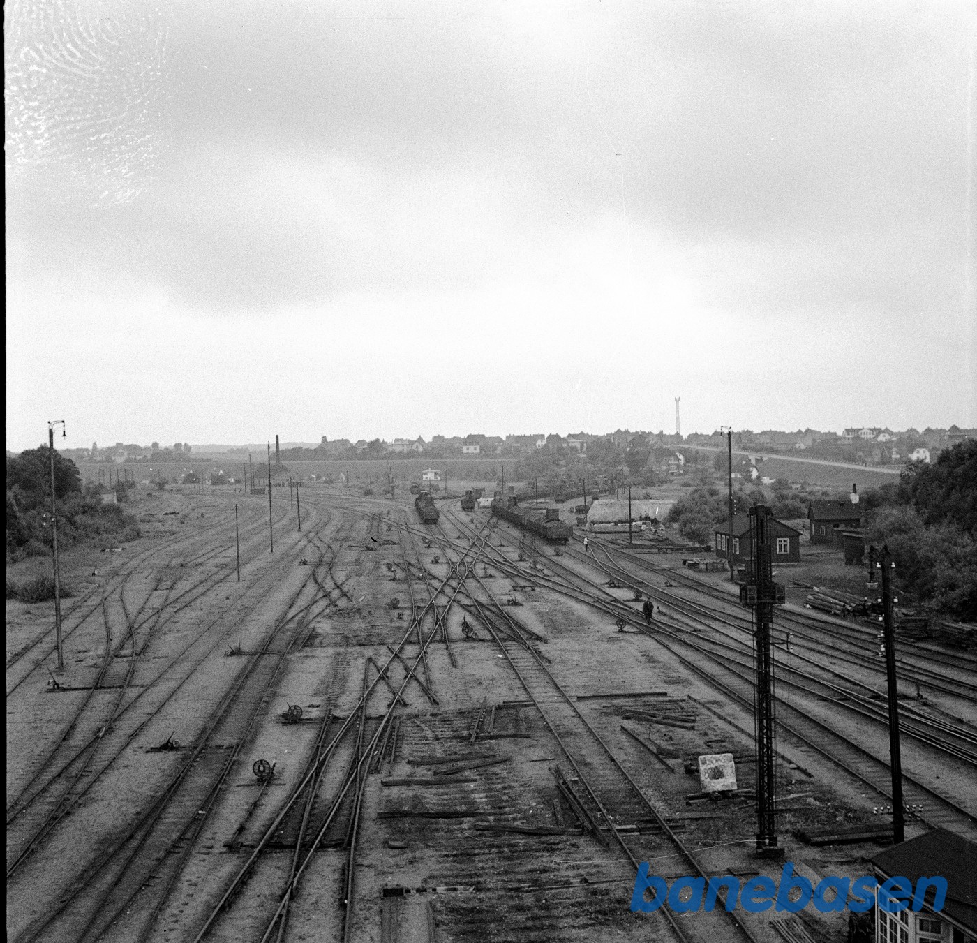 Gamle Fredericia station. Sporareal under rydning Gamle Fredericia station. Sporareal under rydning