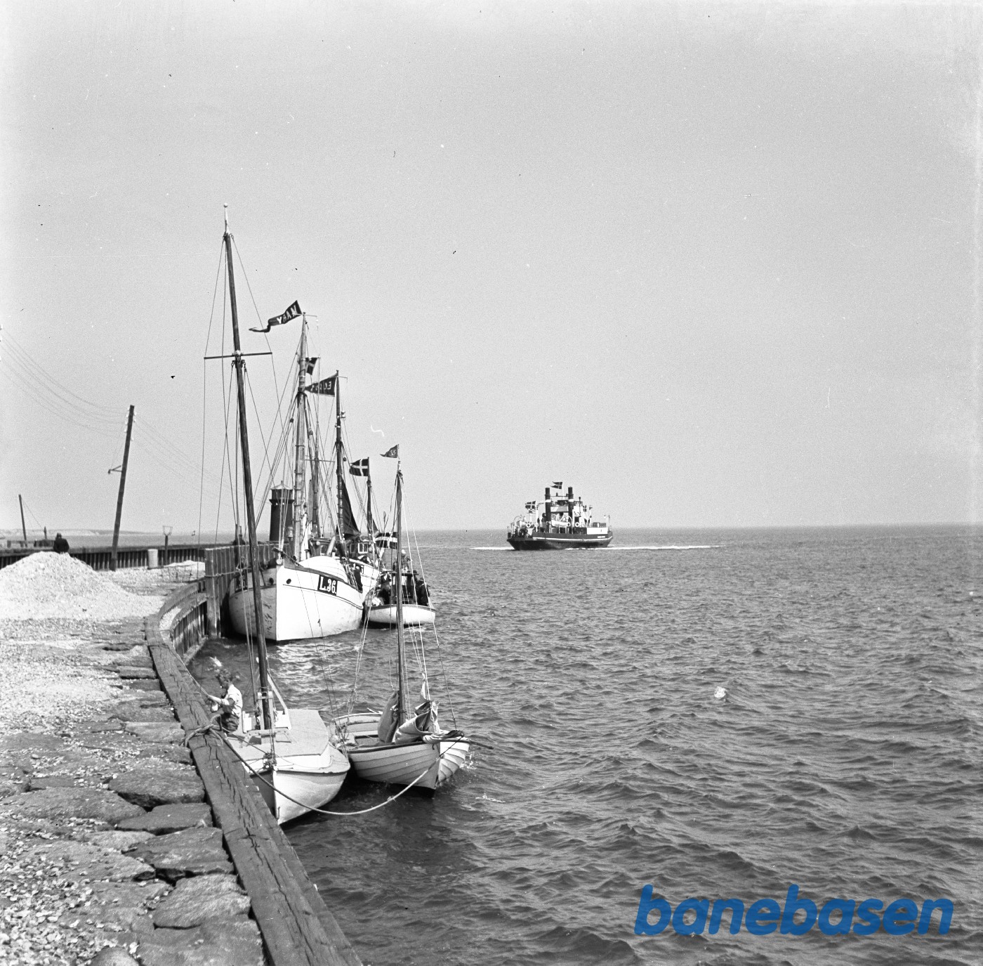 Hjulfærgen H/F Kronprins Frederik. Oddesund syd Hjulfærgen H/F Kronprins Frederik. Oddesund syd