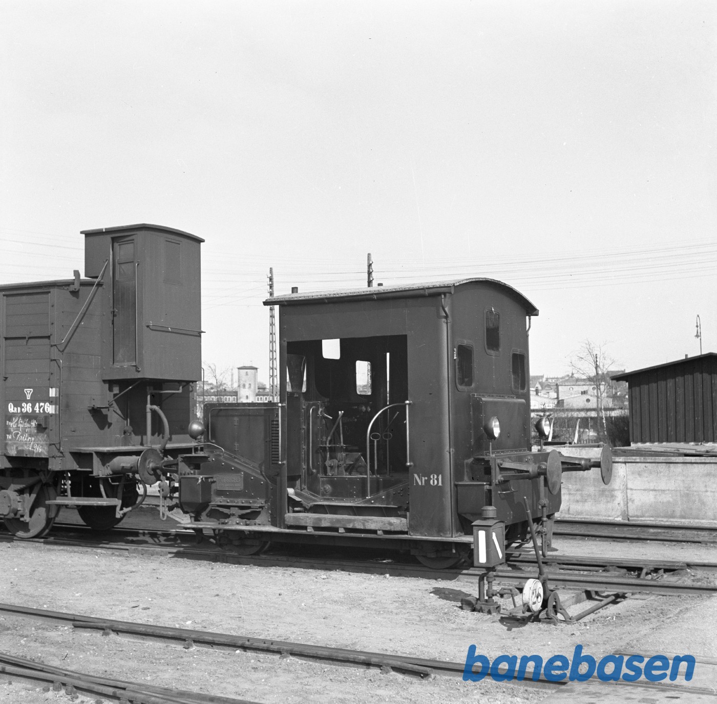 Traktor DSB 81 på Horsens station Traktor DSB 81 på Horsens station