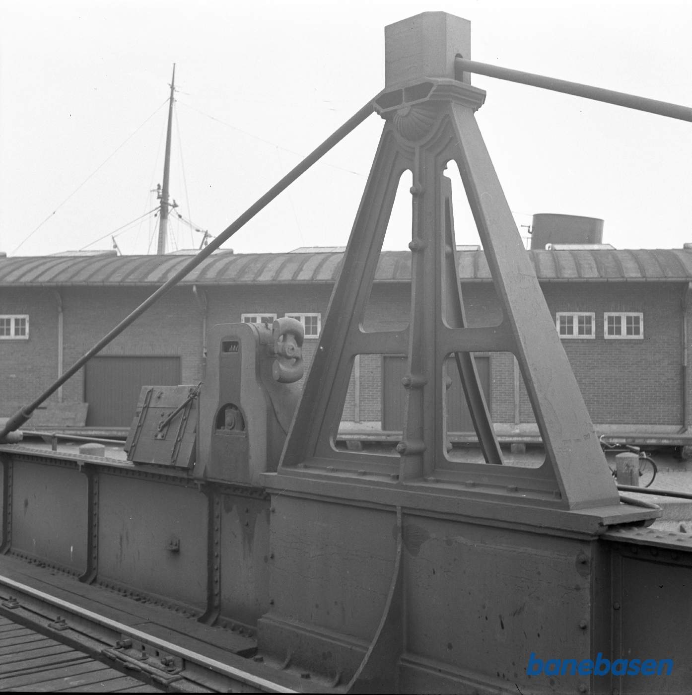 Gammel svingbro over Aarhus Å