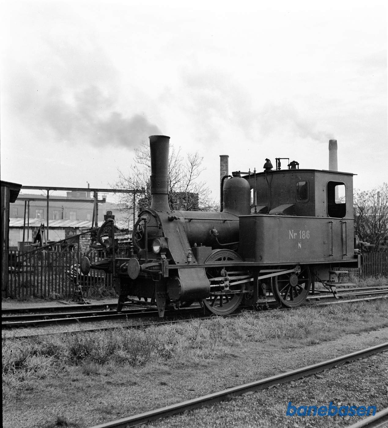Damplokomotiv N 186, Valby Rangerstation Damplokomotiv N 186, Valby Rangerstation