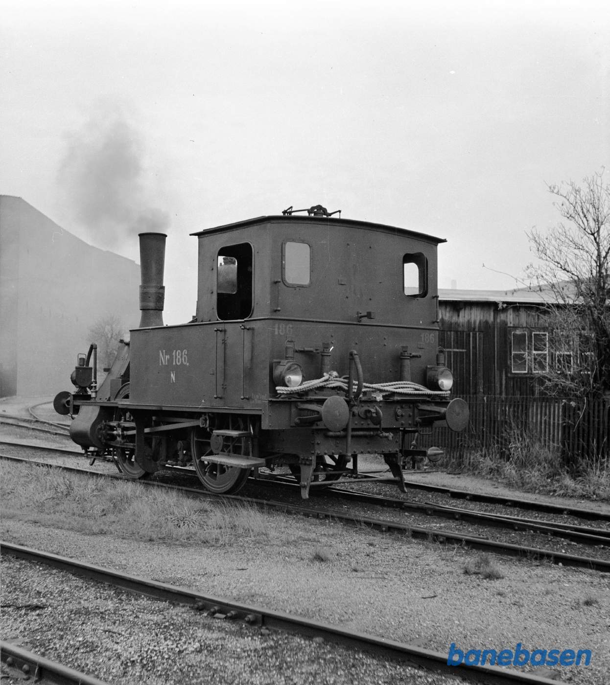 Damplokomotiv N 186, Valby Rangerstation Damplokomotiv N 186, Valby Rangerstation
