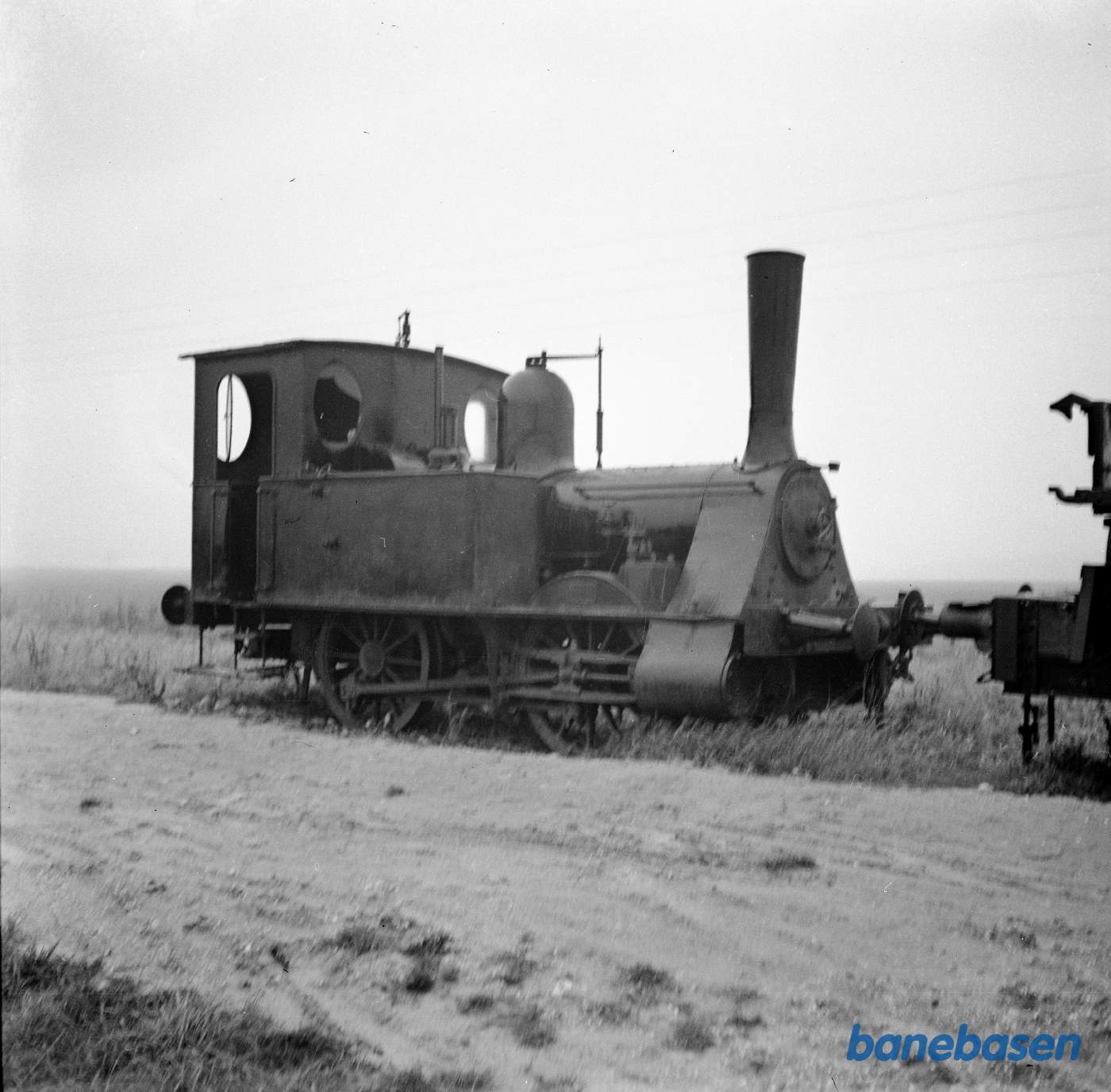 Damplokomotiv N 100. Klåbygård Mergelleje