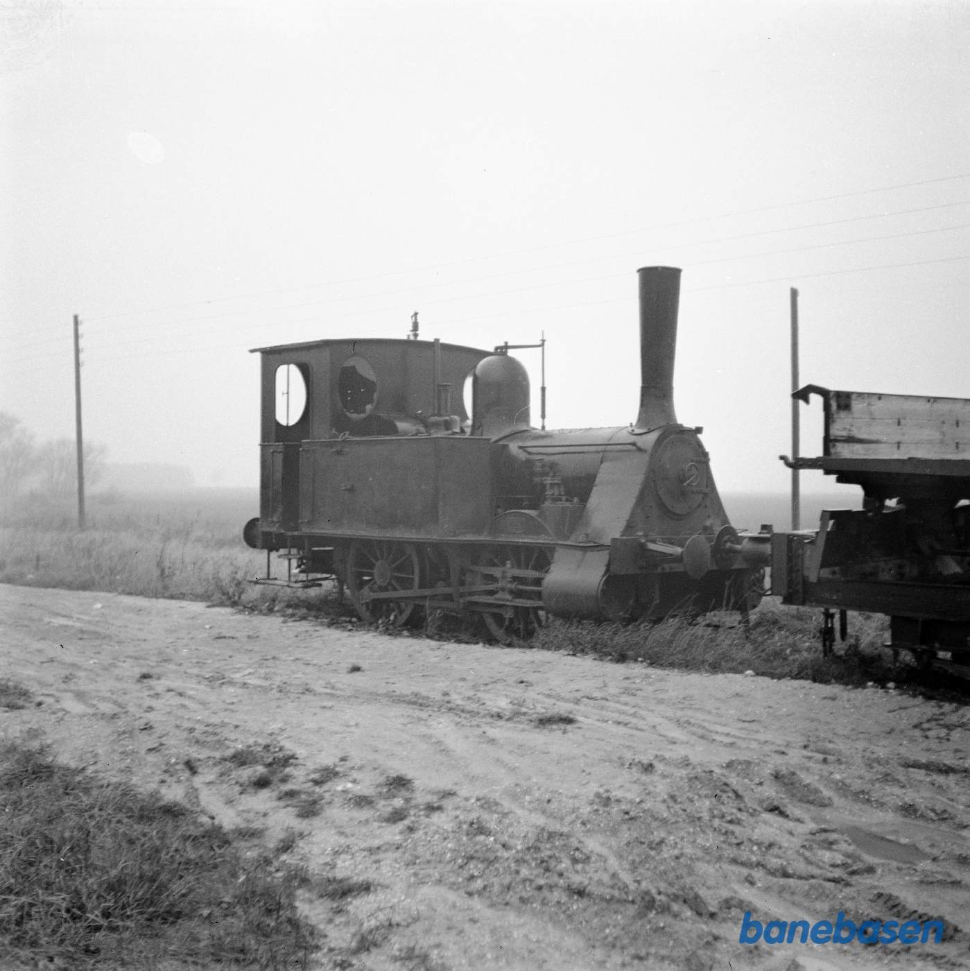 Damplokomotiv N 100. Klåbygård Mergelleje Damplokomotiv N 100. Klåbygård Mergelleje