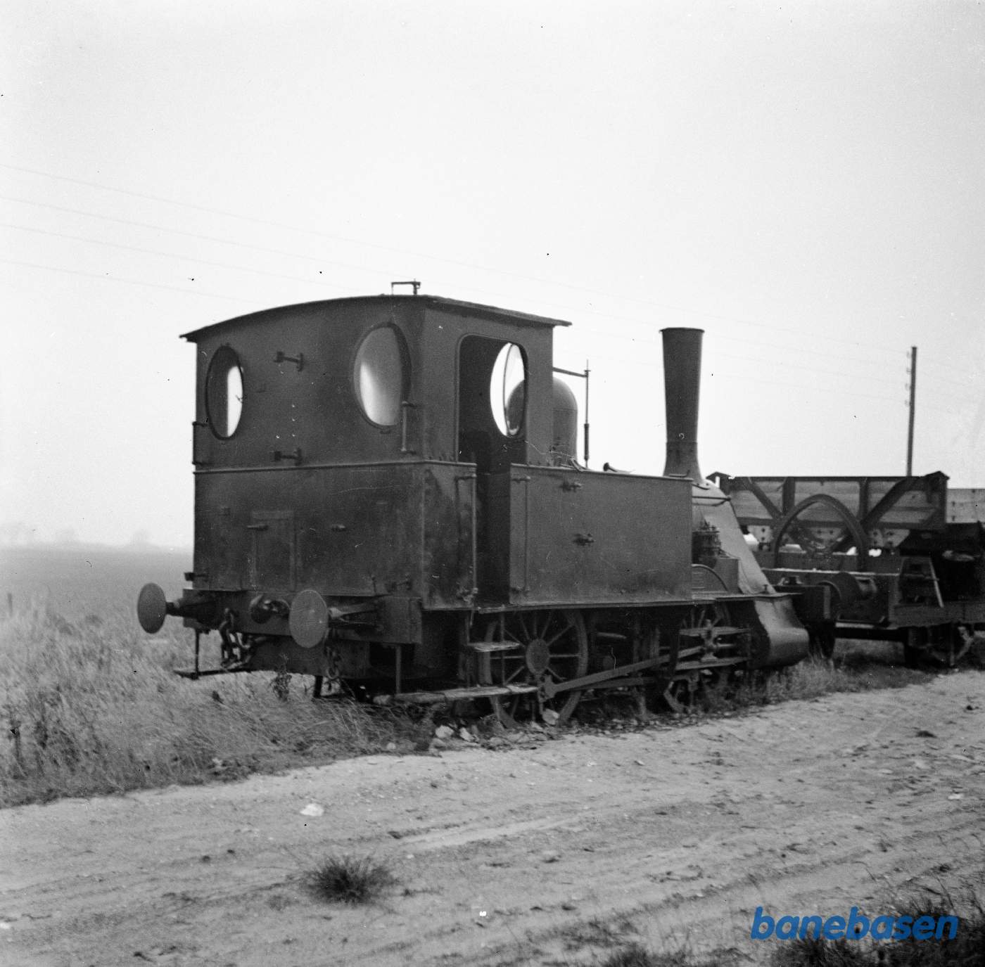 Damplokomotiv N 100. Klåbygård Mergelleje
