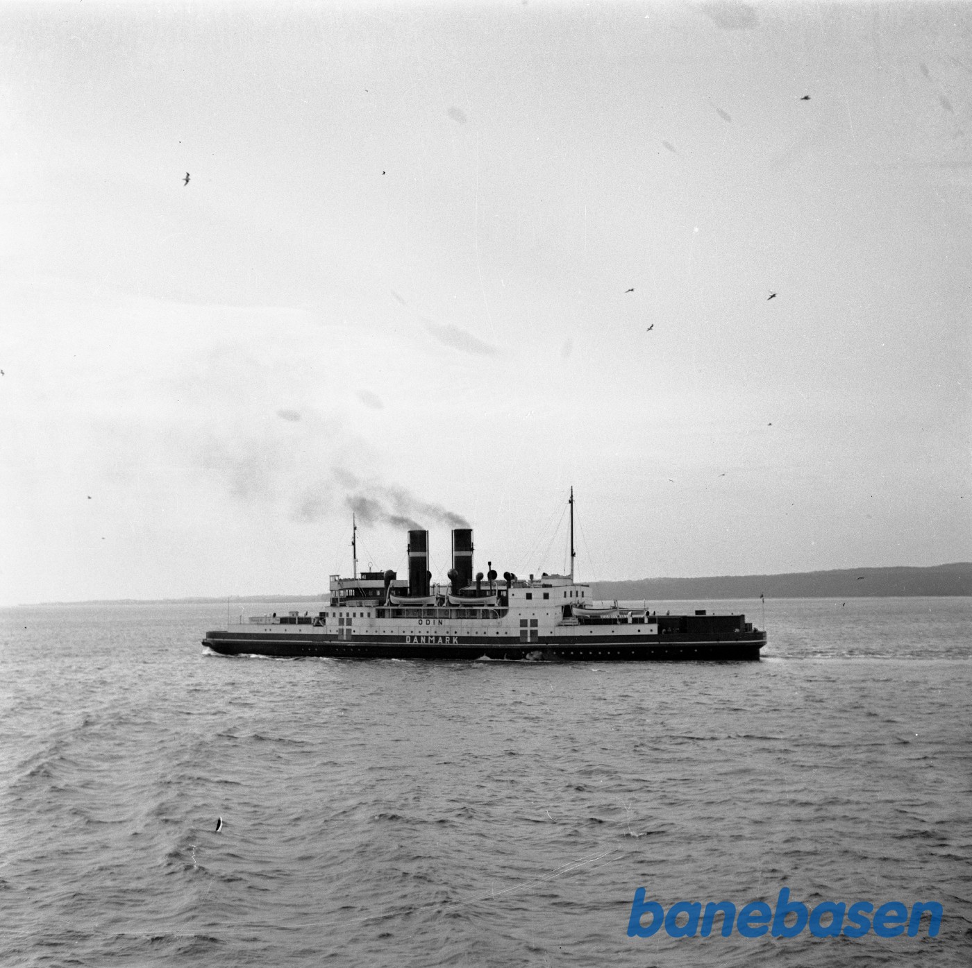 Dampfærgen D/F Odin ved Nyborg Dampfærgen D/F Odin ved Nyborg