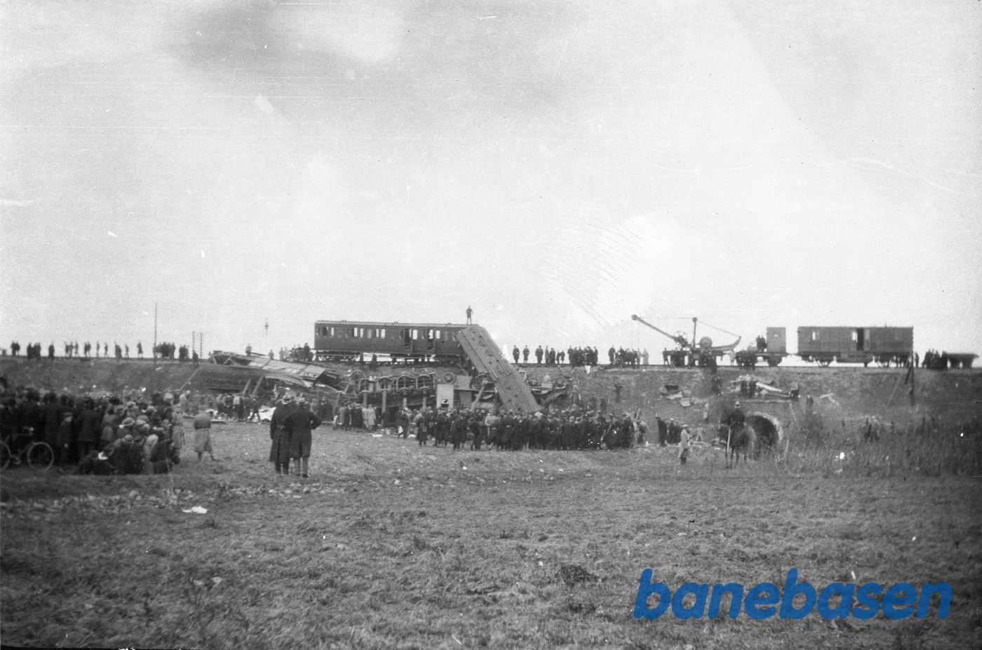 Affotografering af billede af: Vigerslevulykken, Åstedet Affotografering af billede af: Vigerslevulykken, Åstedet