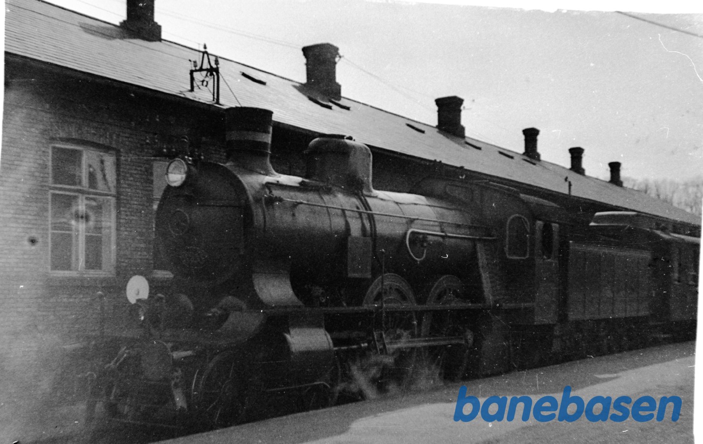 Damplokomotiv P 928 med særtog i Fredericia Damplokomotiv P 928 med særtog i Fredericia