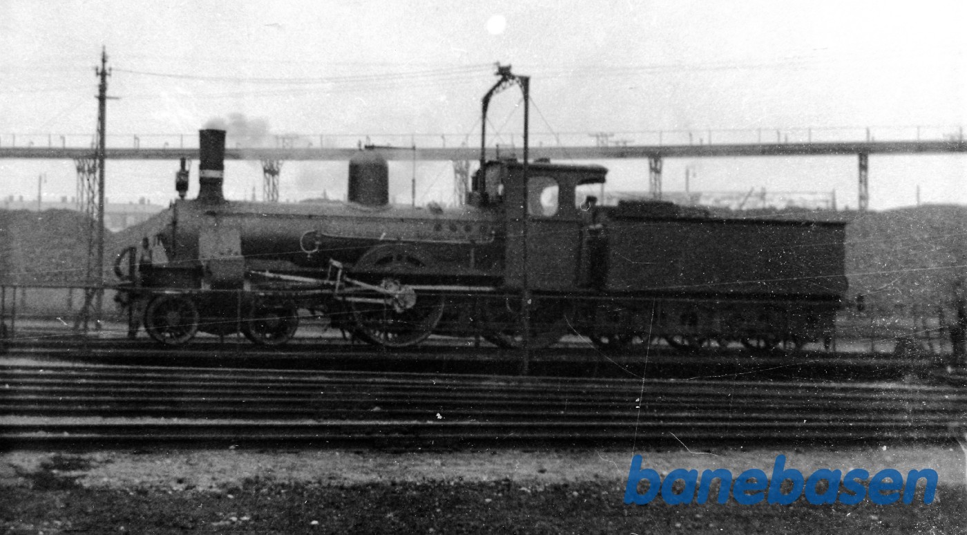 Damplokomotiv K 534. København G maskindepot Damplokomotiv K 534. København G maskindepot