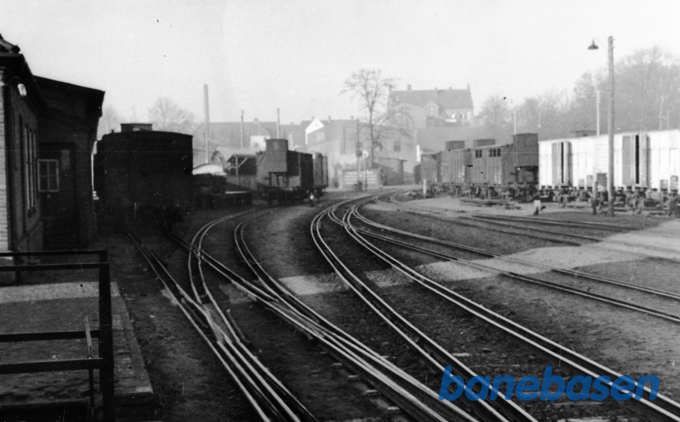Sporanlægget på Haderslev Amtsbanegård Sporanlægget på Haderslev Amtsbanegård