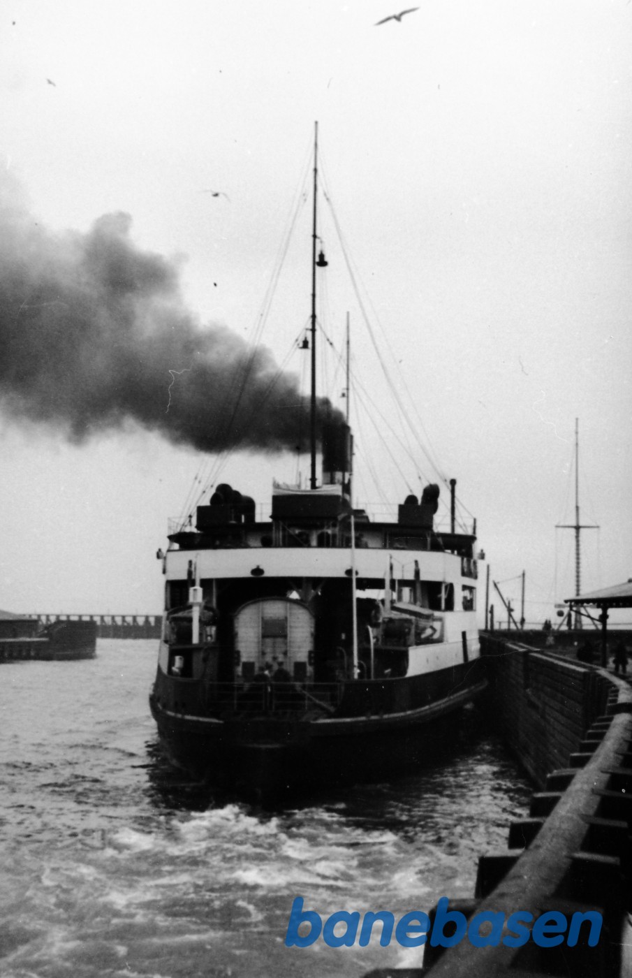 Dampfærge D/F "Danmark" i Gedser Dampfærge D/F "Danmark" i Gedser