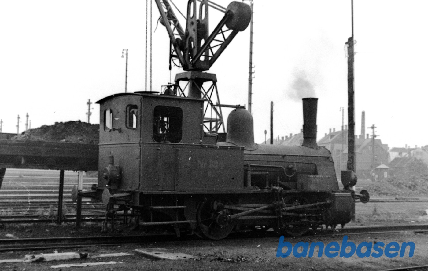 Damplokomotiv HS 394 på Nyborg maskindepot Damplokomotiv HS 394 på Nyborg maskindepot