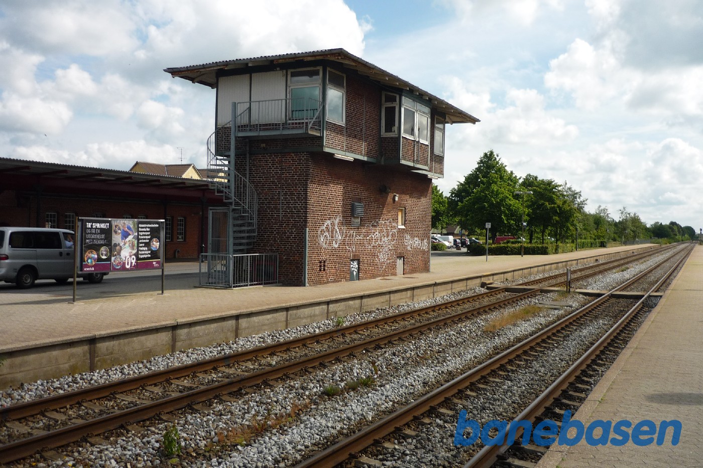 Signalblokpost på Bramming station Signalblokpost på Bramming station