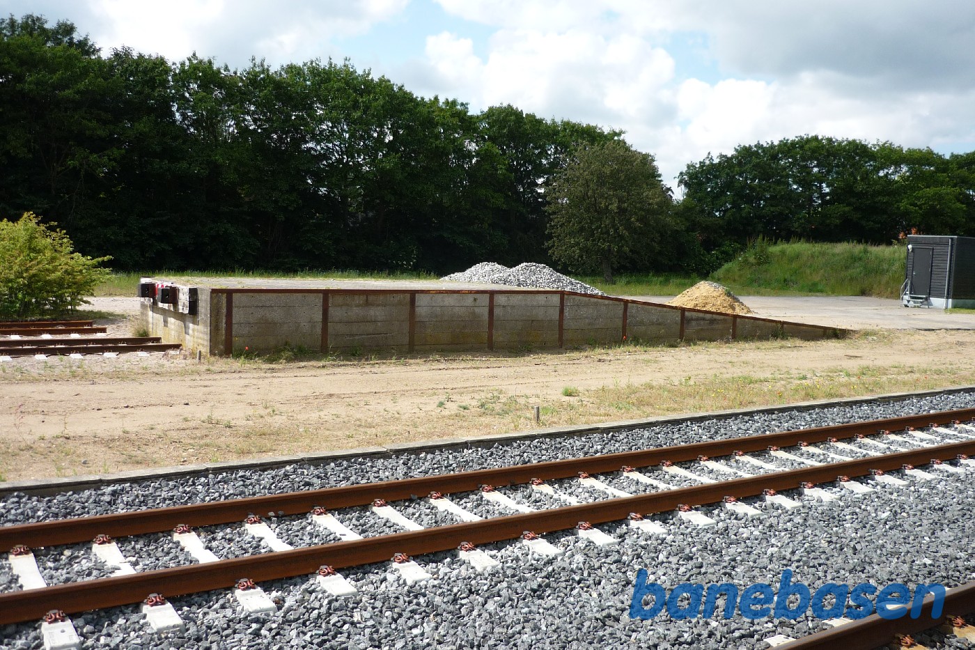 Læsserampe på Bramming station Læsserampe på Bramming station