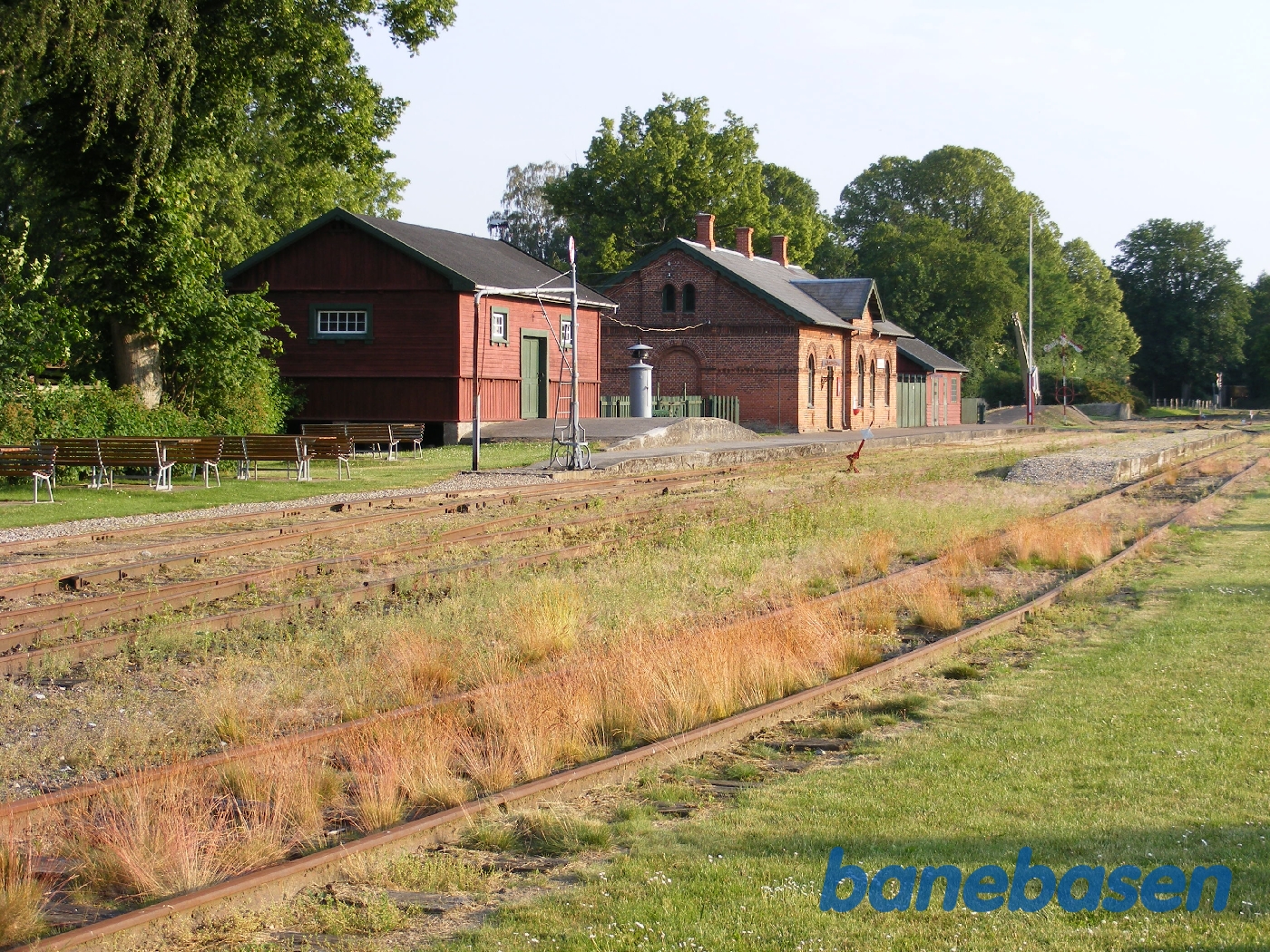 Billeder fra Museumsbanen. Bandholm station Billeder fra Museumsbanen. Bandholm station