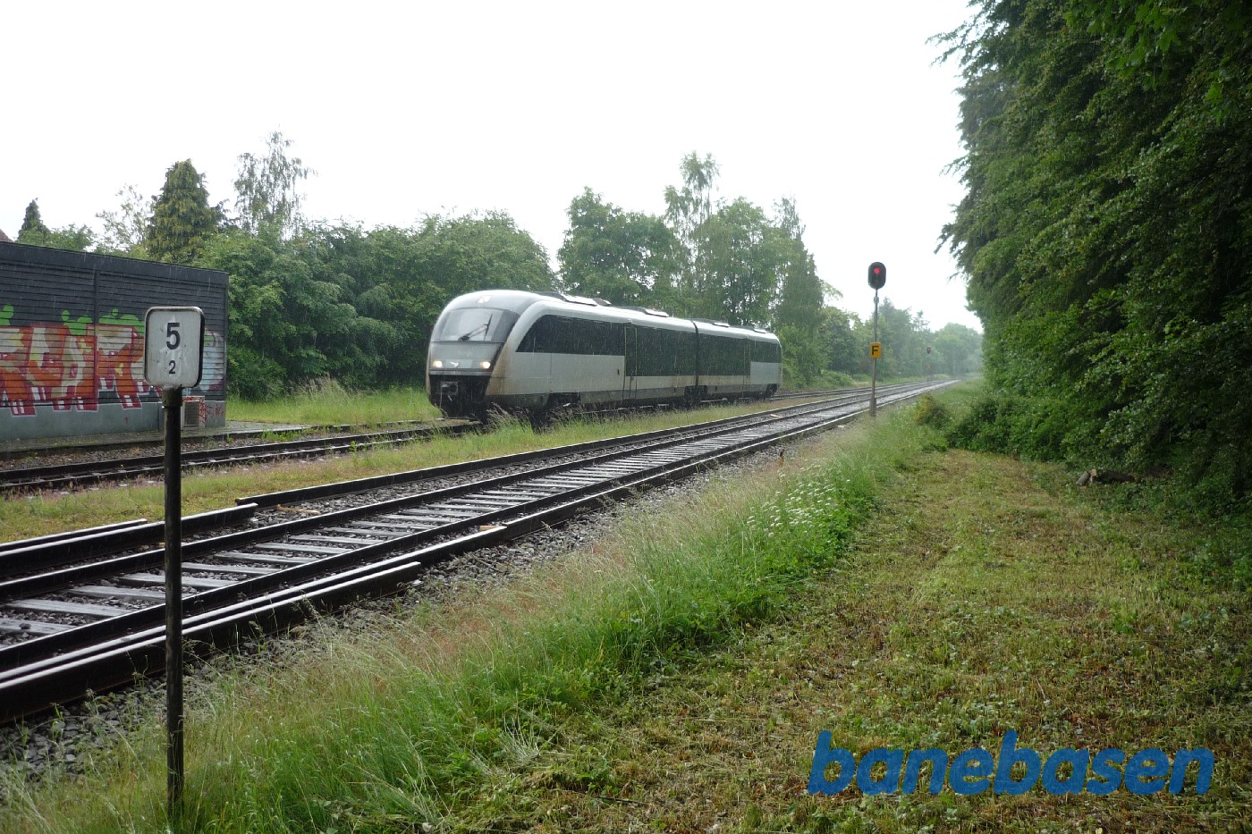 Fruens Bøge station med Desiro tog Fruens Bøge station med Desiro tog