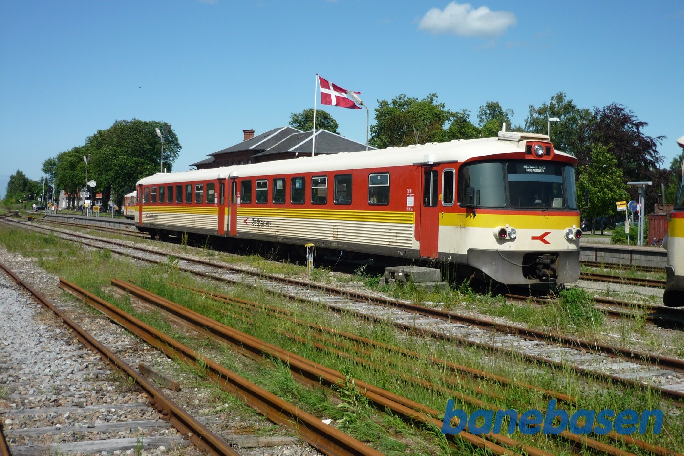 Præsentation af de nye Lint tog. Ym 1 på Haarlev station Præsentation af de nye Lint tog. Ym 1 på Haarlev station