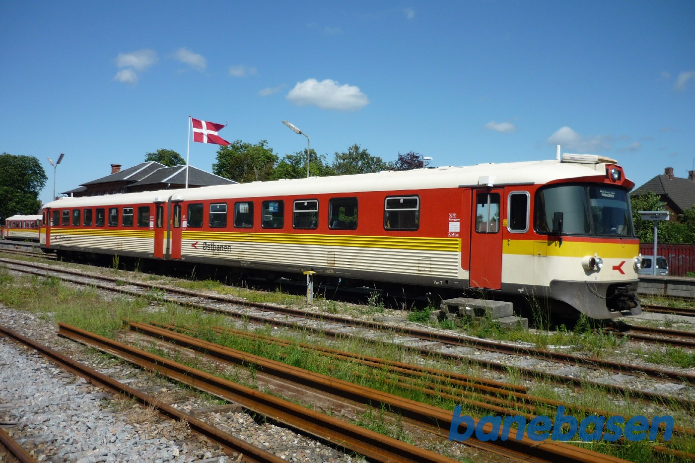 Præsentation af de nye Lint tog. Ym 1 på Haarlev station Præsentation af de nye Lint tog. Ym 1 på Haarlev station