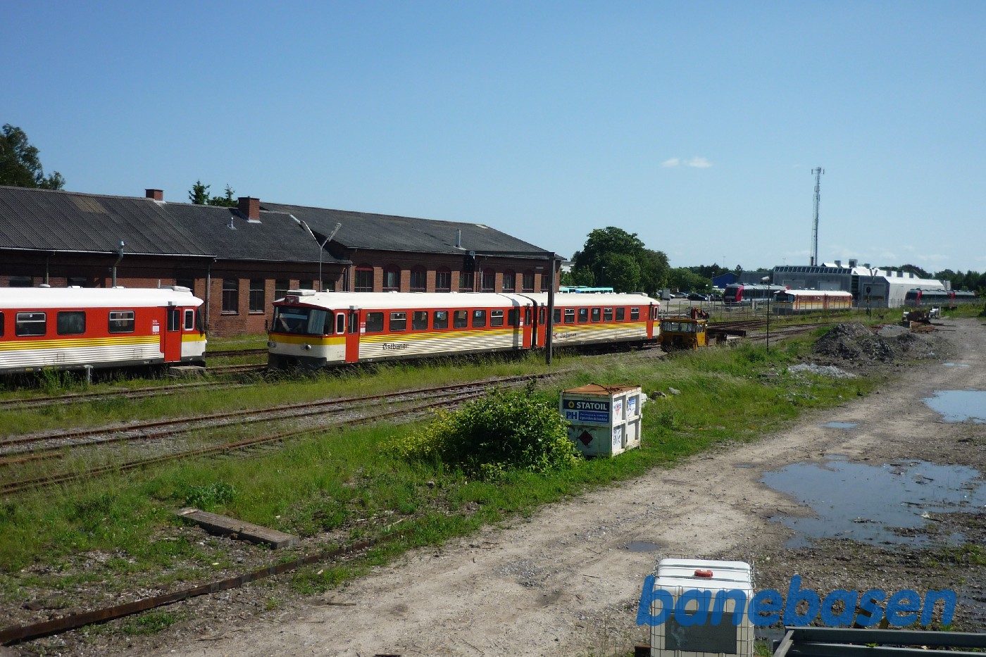 Præsentation af de nye Lint tog. Ym tog på Haarlev station Præsentation af de nye Lint tog. Ym tog på Haarlev station