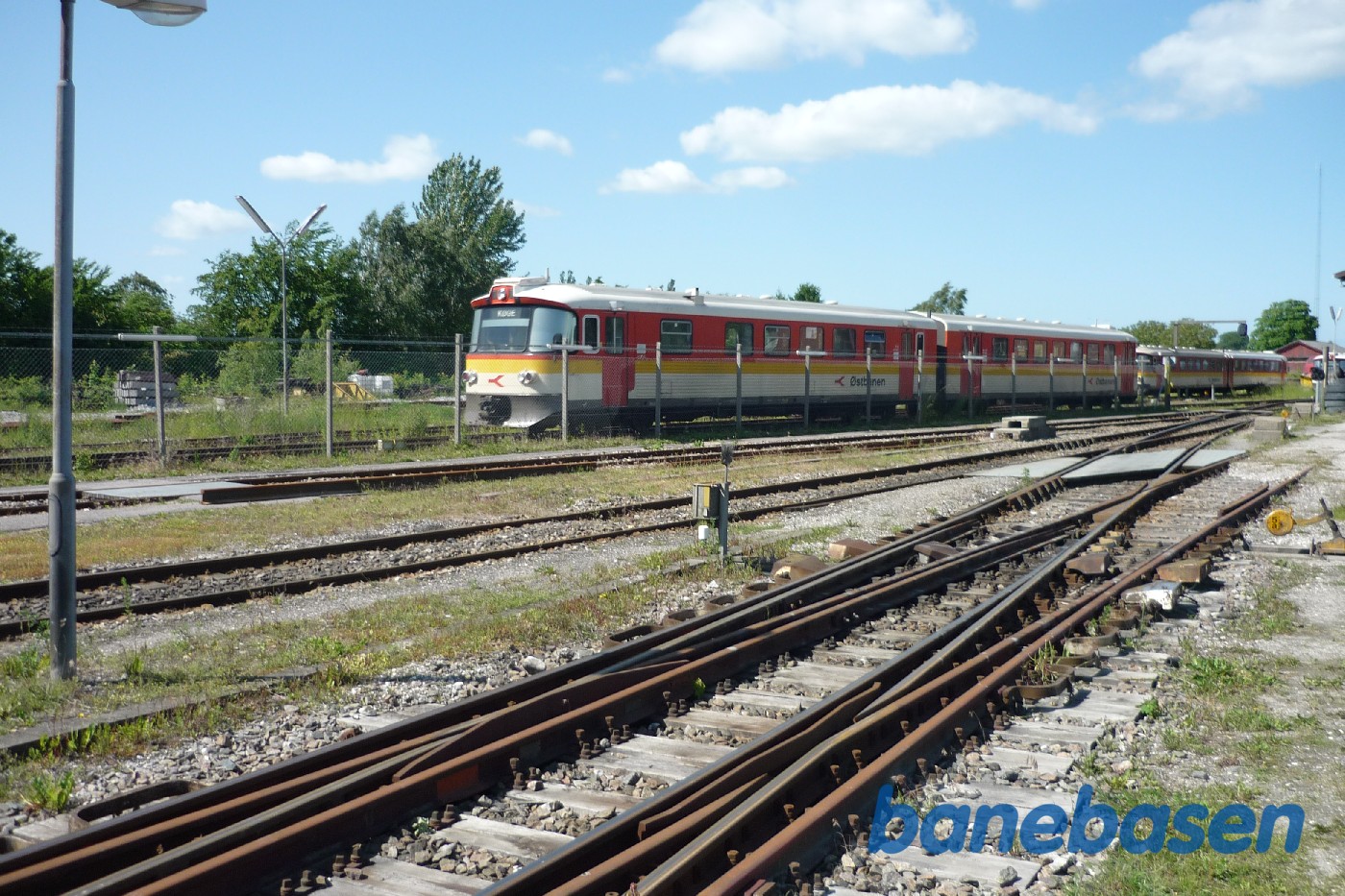 Præsentation af de nye Lint tog. Ym tog på Haarlev station Præsentation af de nye Lint tog. Ym tog på Haarlev station