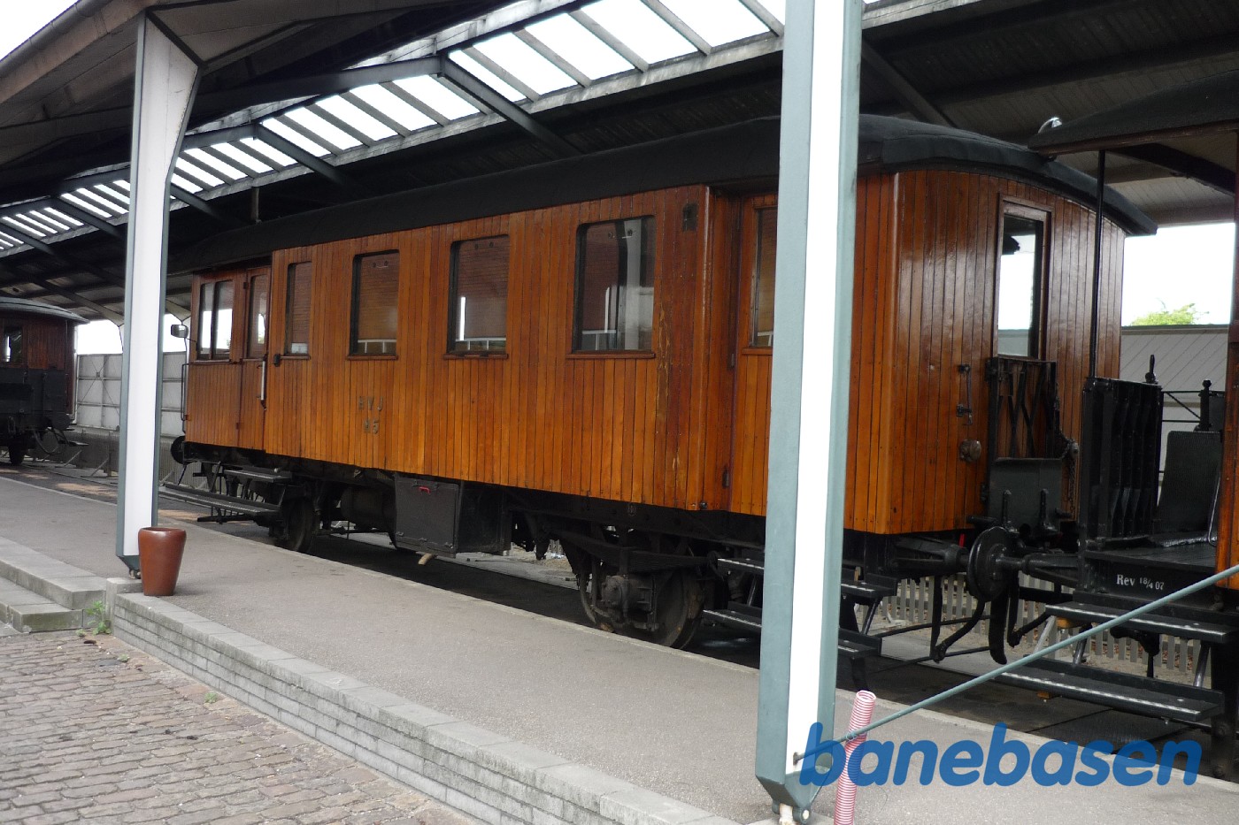 Danmarks Jernbanemuseeum. HVJ M 5 i udstillingen Danmarks Jernbanemuseeum. HVJ M 5 i udstillingen