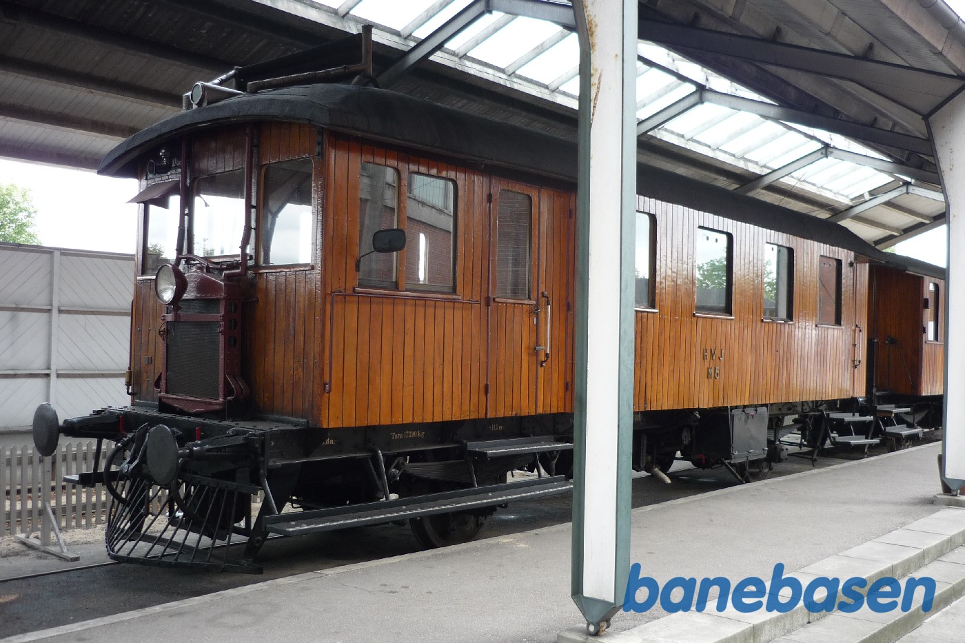 Danmarks Jernbanemuseeum. HVJ M 5 i udstillingen Danmarks Jernbanemuseeum. HVJ M 5 i udstillingen