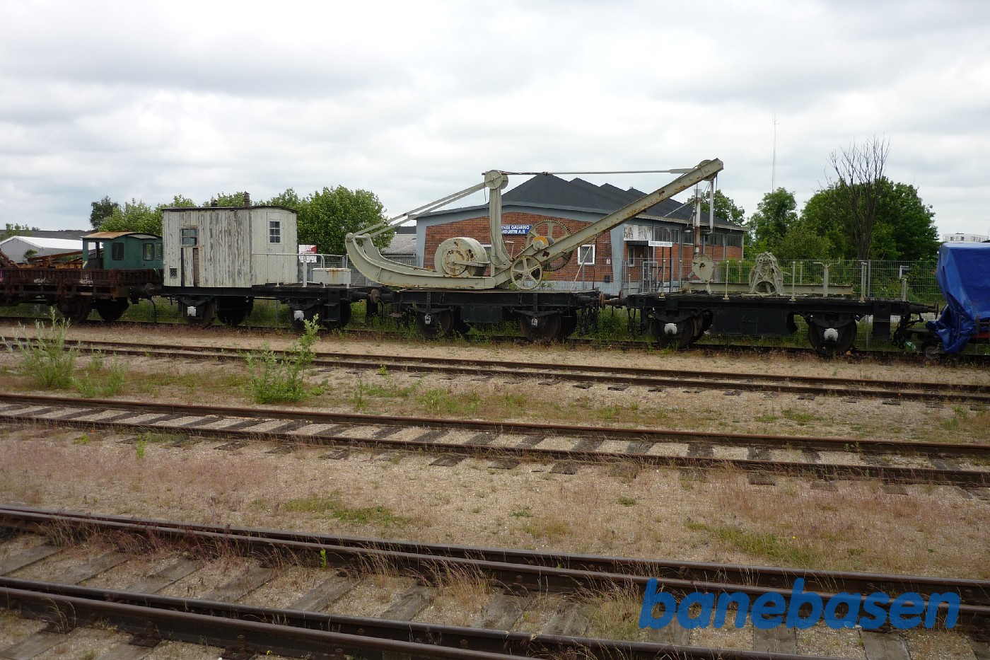 Danmarks Jernbanemuseeum. Gammel værkstedskran ved museet Danmarks Jernbanemuseeum. Gammel værkstedskran ved museet