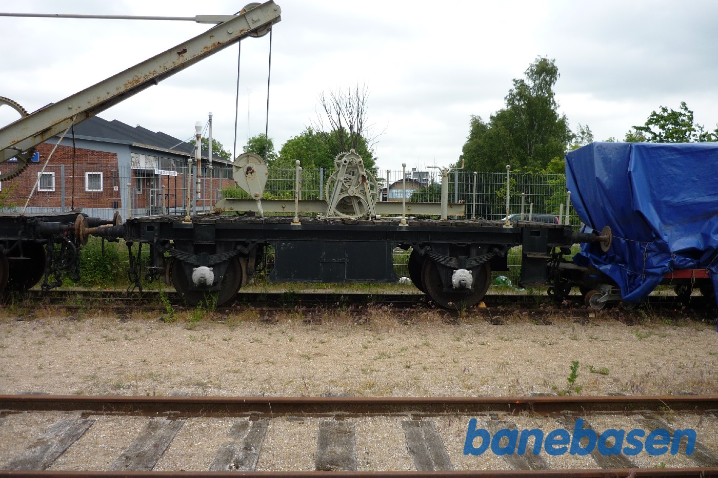 Danmarks Jernbanemuseeum. Gammel værkstedskran ved museet Danmarks Jernbanemuseeum. Gammel værkstedskran ved museet