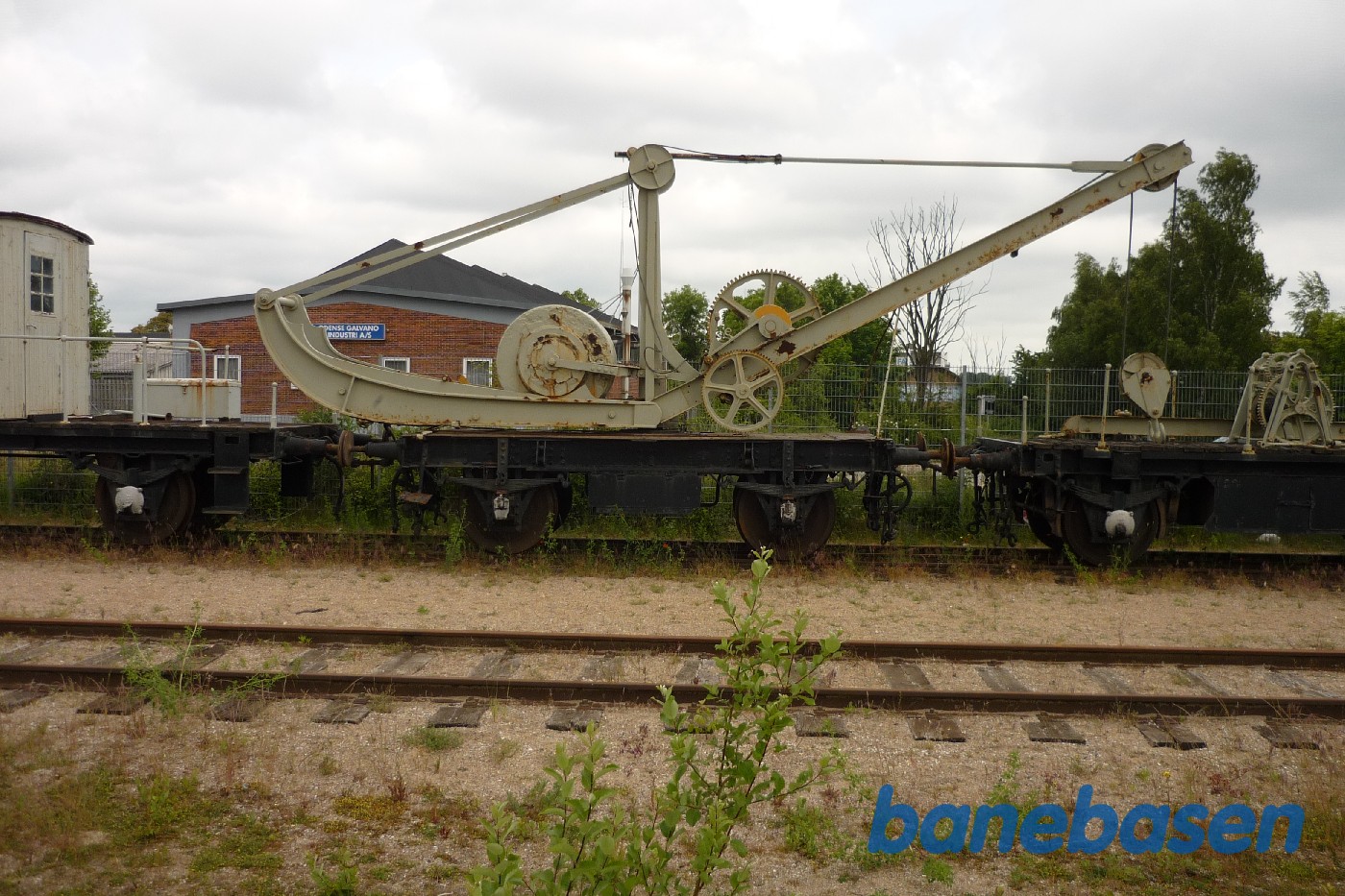 Danmarks Jernbanemuseeum. Gammel værkstedskran ved museet Danmarks Jernbanemuseeum. Gammel værkstedskran ved museet