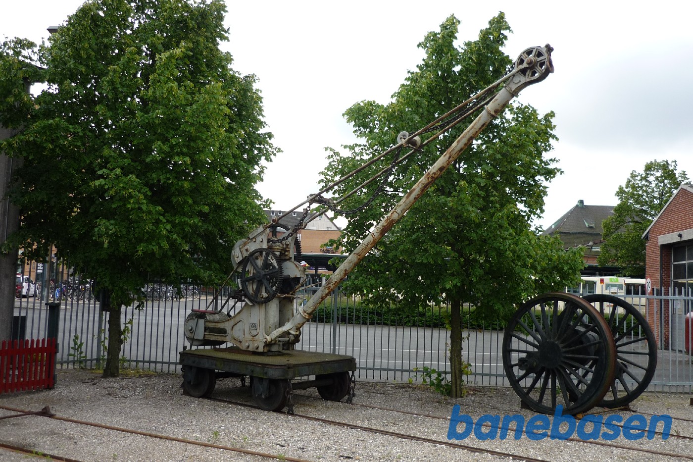 Danmarks Jernbanemuseeum. Kran Danmarks Jernbanemuseeum. Kran